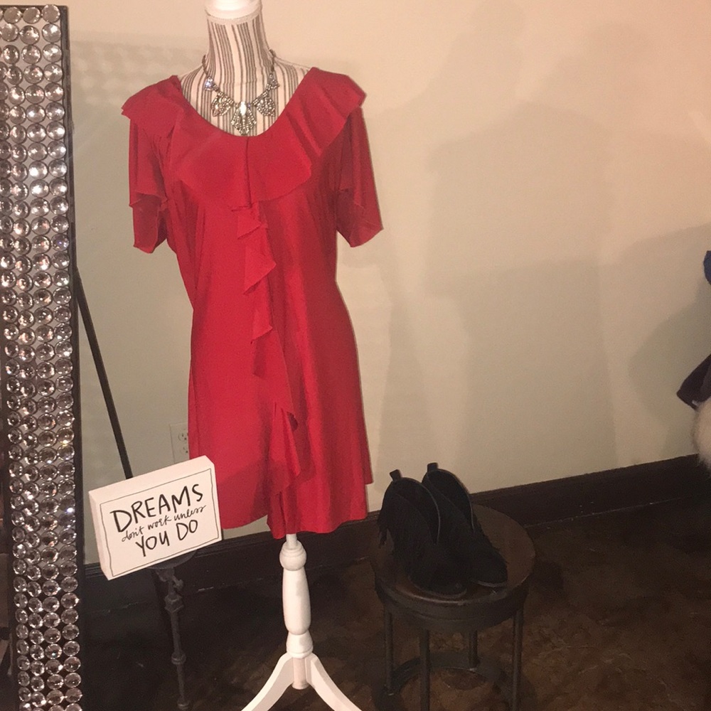Flirty Red Dress!